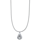 Laughing Buddha Pendant Necklace