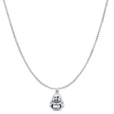 Laughing Buddha Pendant Necklace