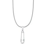Safety Pin Pendant Necklace