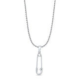 Safety Pin Pendant Necklace