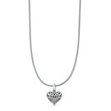 Filigree Heart Pendant Necklace