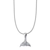 Whale Tail Pendant Necklace