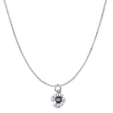 Daisy Flower Pendant Necklace
