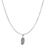 Feather Pendant Necklace