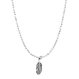 Feather Pendant Necklace