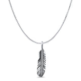 Feather Pendant Necklace