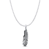 Feather Pendant Necklace