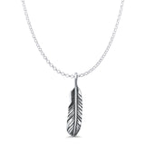 Feather Pendant Necklace