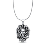 Medusa Pendant Necklace