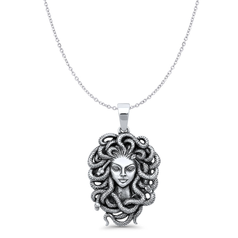 Medusa Pendant Necklace