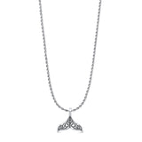 Whale Tail Pendant Necklace
