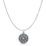  Zodiac Wheel Pendant Necklace