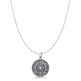  Zodiac Wheel Pendant Necklace