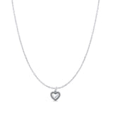  Double Heart Pendant Necklace