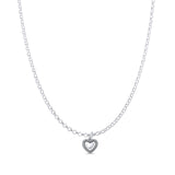  Double Heart Pendant Necklace