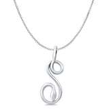 Snake Pendant Oxidized Box Chain Necklace 925 Sterling Silver