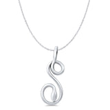 Snake Pendant Oxidized Cable Chain Necklace 925 Sterling Silver