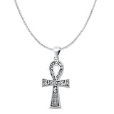  Ankh Cross Pendant Necklace