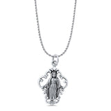  Virgin Mary Pendant Necklace