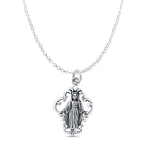  Virgin Mary Pendant Necklace