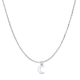  Crescent Moon Pendant Necklace