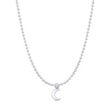  Crescent Moon Pendant Necklace