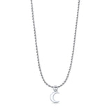  Crescent Moon Pendant Necklace