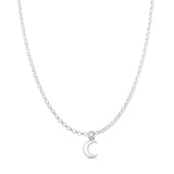  Crescent Moon Pendant Necklace