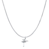  Ballet Dancer Pendant Necklace