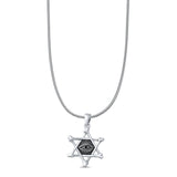  Evil Eye Hexagram Pendant Necklace