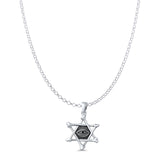  Evil Eye Hexagram Pendant Necklace