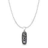  Moon Star Evil Eye Pendant Necklace