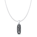  Moon Star Evil Eye Pendant Necklace