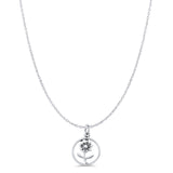  Daisy Flower Pendant Necklace