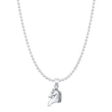  Horse Head Pendant Necklace