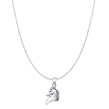  Horse Head Pendant Necklace