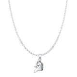  Horse Head Pendant Necklace