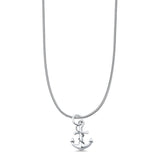  Anchor Pendant Necklace