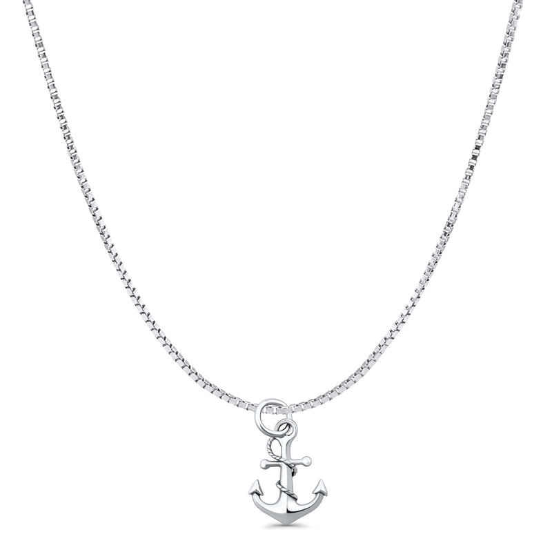  Anchor Pendant Necklace