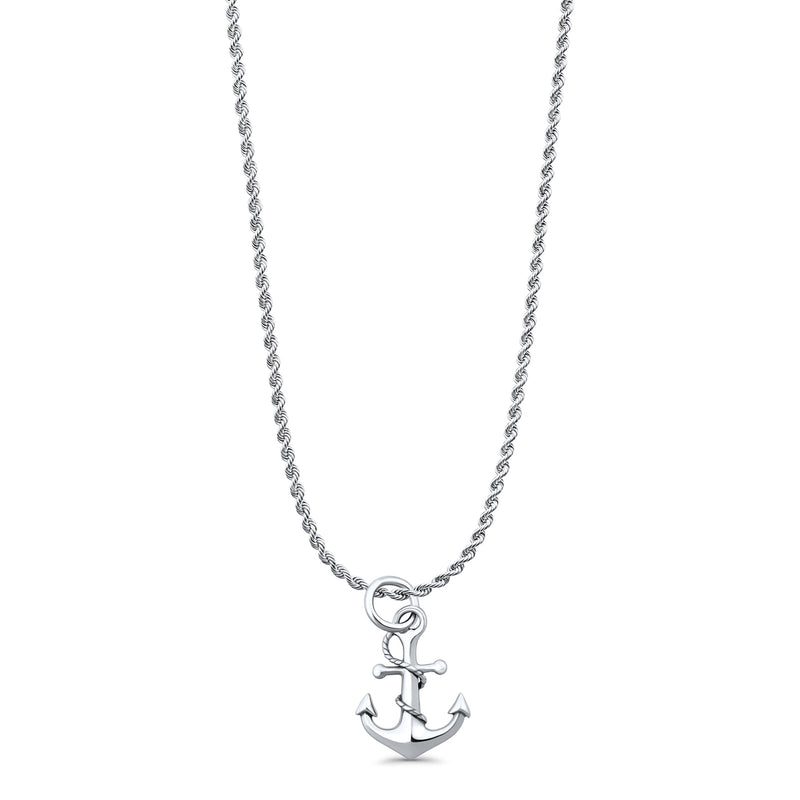  Anchor Pendant Necklace