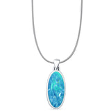 Oxidized Solitaire Pendant 