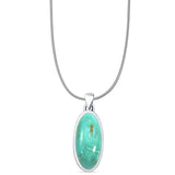 Oxidized Solitaire Pendant 