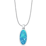 Oxidized Solitaire Pendant 