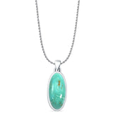 Oxidized Solitaire Pendant 