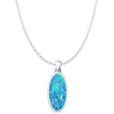 Oxidized Solitaire Pendant 