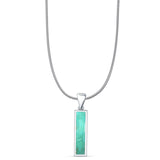  Oxidized Solitaire Pendant 