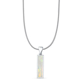  Oxidized Solitaire Pendant 