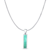  Oxidized Solitaire Pendant 