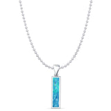  Oxidized Solitaire Pendant 