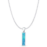  Oxidized Solitaire Pendant 